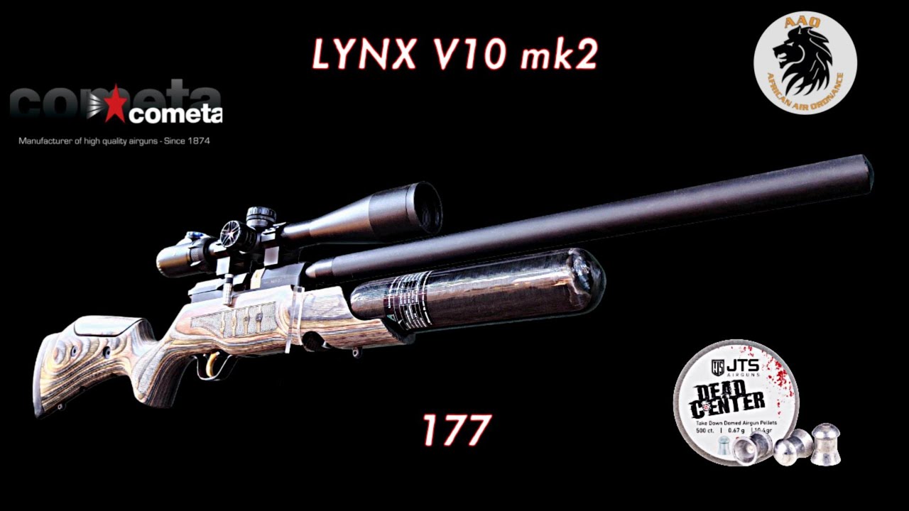 Cometa Lynx V10 MK2: 45-Yard Indoor & 85-Yard Outdoor Clay Pigeon Test with JTS Dead Centre Pellets