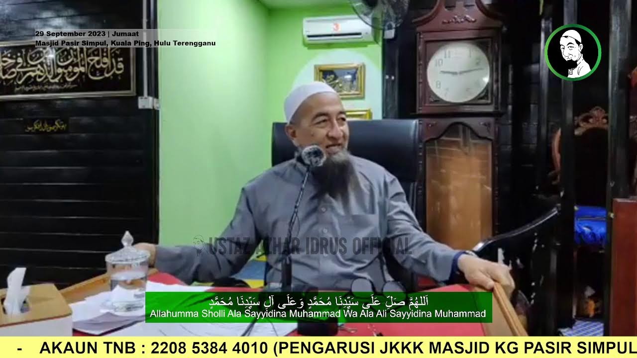 🔴 UAI LIVE : 29/09/2023 Kuliyyah Maghrib Jemputan  & Soal Jawab Agama - Ustaz Azhar Idrus