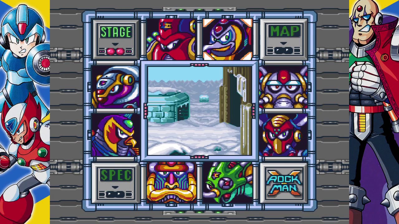 ロックマンX OPステージ+8ボスをマリオメーカー2で再現してみました