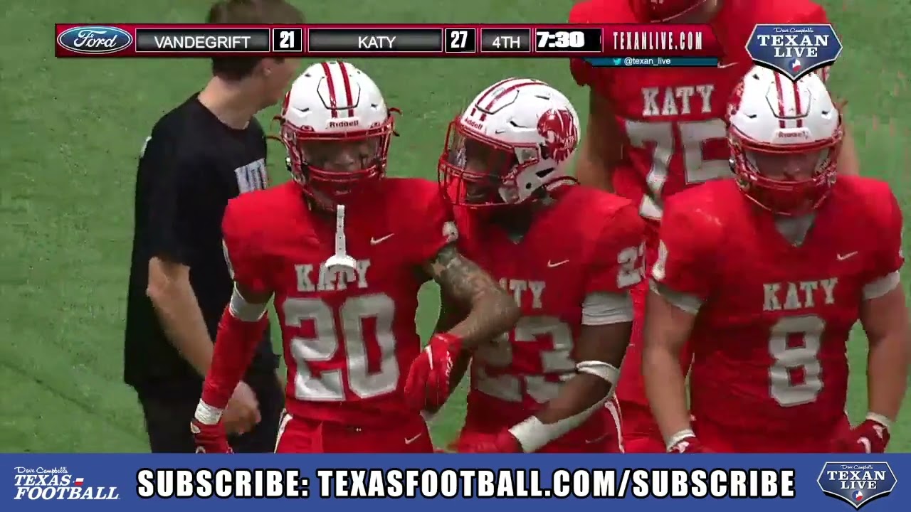 HIGHLIGHTS: Vandegrift vs Katy - Football - 2022 State Semi-Finals - Playoffs