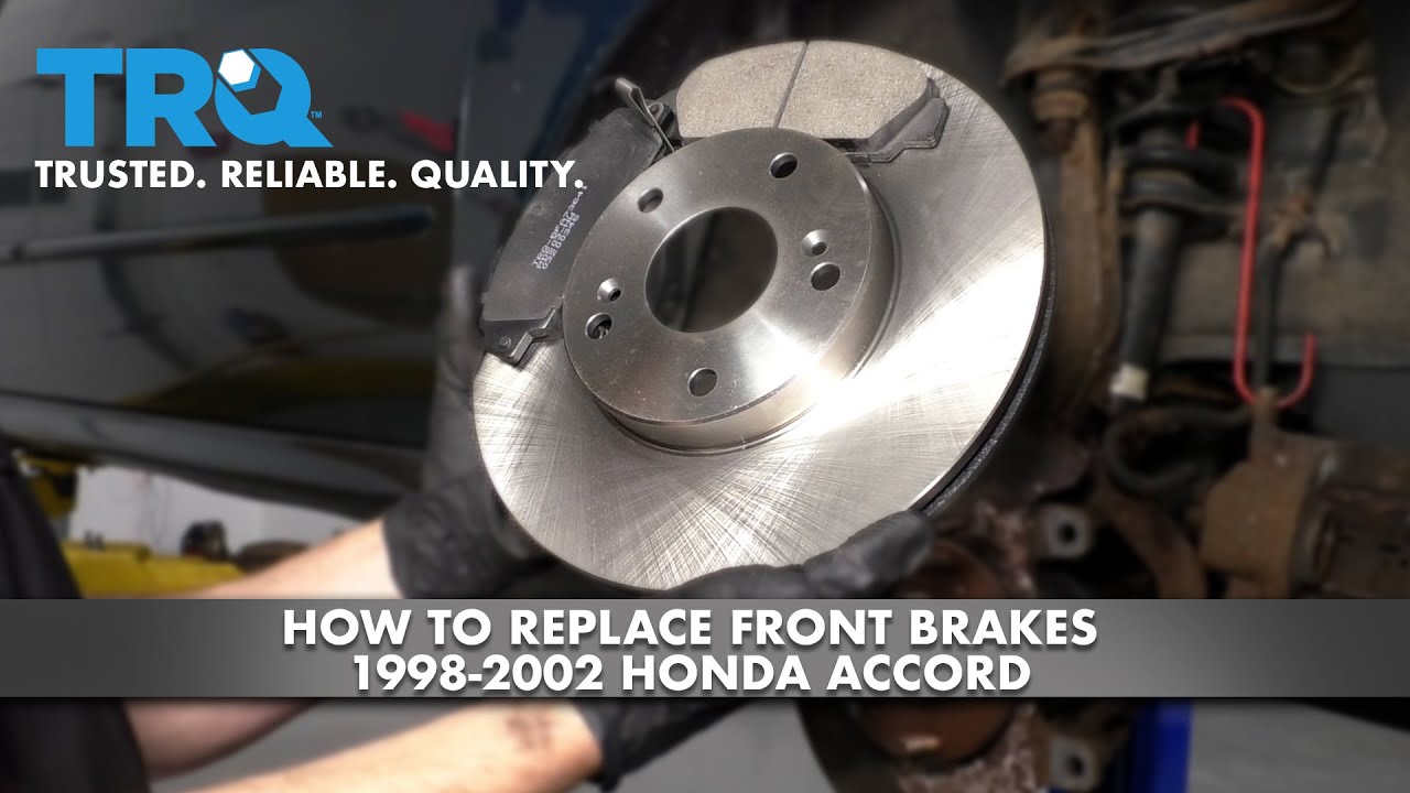 How to Replace Front Brakes 1998-2002 Honda Accord