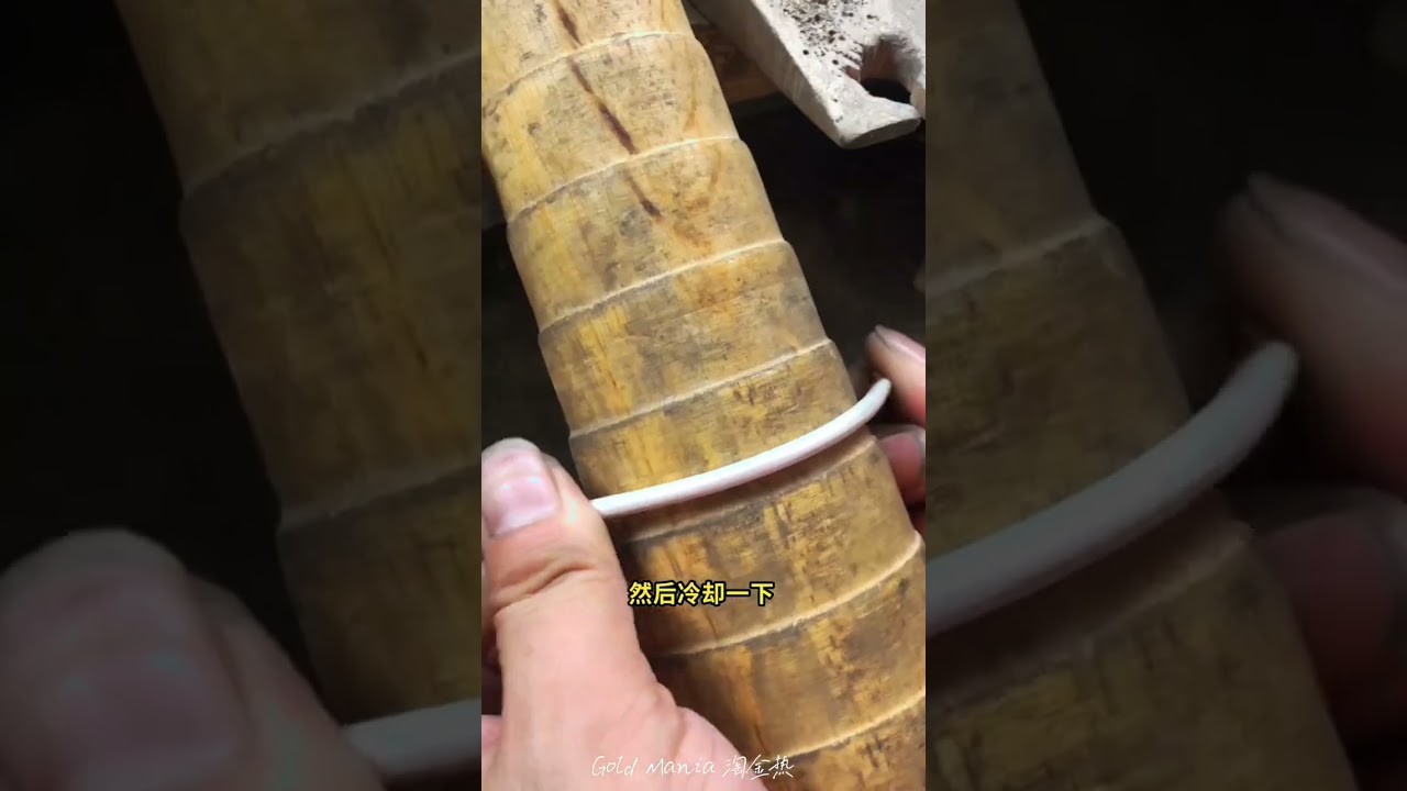 Amazing platinum bangles making process #gold #trending #viral #best #platinum #platinumbangle
