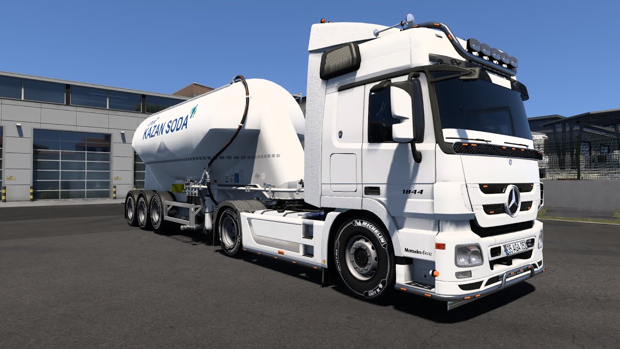 ETS 2 Mercedes Benz Actros 1844 & Ciner Kazan Soda | İstanbul - Edirne Seferi