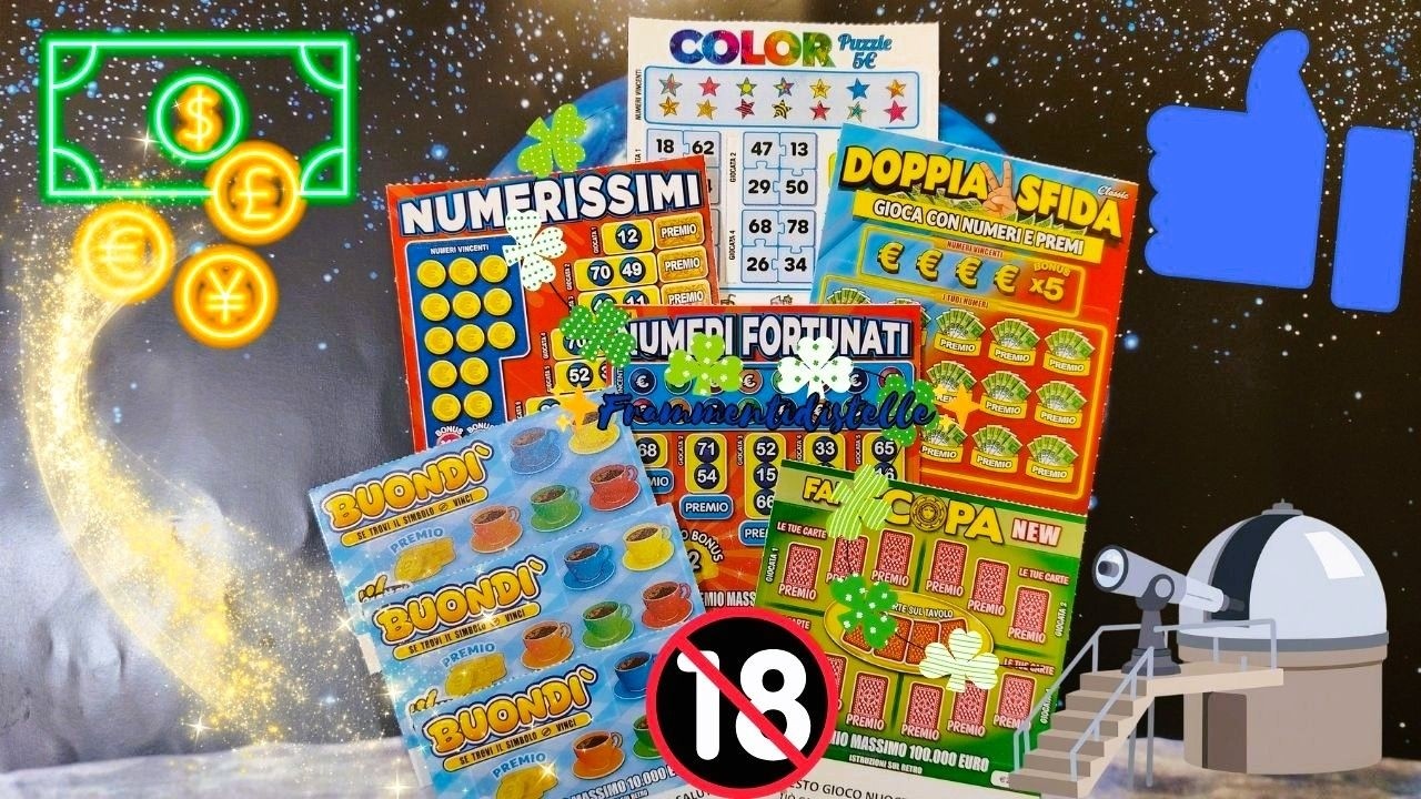Gratta e Vinci, Tutto da 5, da 3. da 2 e da 1€ 🔞🍀🪙💵✨🫰🏼