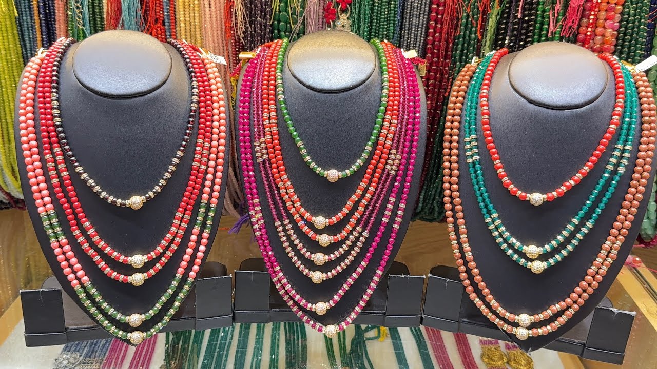 Bangalore Malleswaram pure hyderabad pearls| semi precious beats ornaments one gram gold jewellery