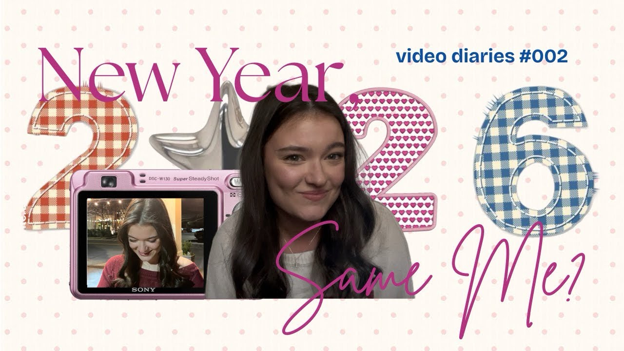 video diaries: new year, same me? 🪩🎨 ~ vision boards, hiking, & movies