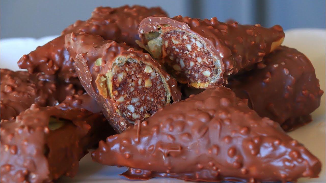 🙌🏻Çikolatalı Dolgulu Çıtır Çıtır BAKLAVA💯Tam Bir Lezzet Bombası👌🏻Bu Tarifle FARK YARATIN😍