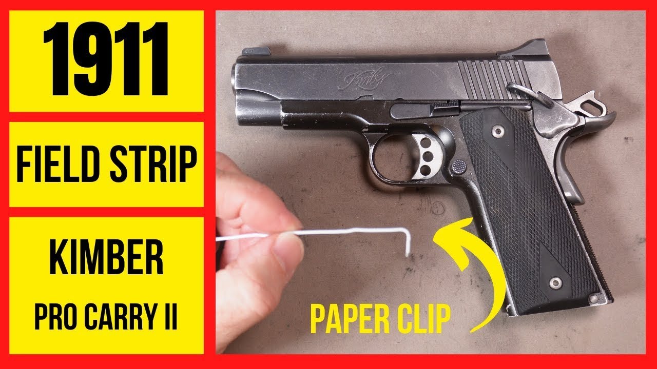 Разборка Kimber Pro Carry II в полевых условиях: простое руководство