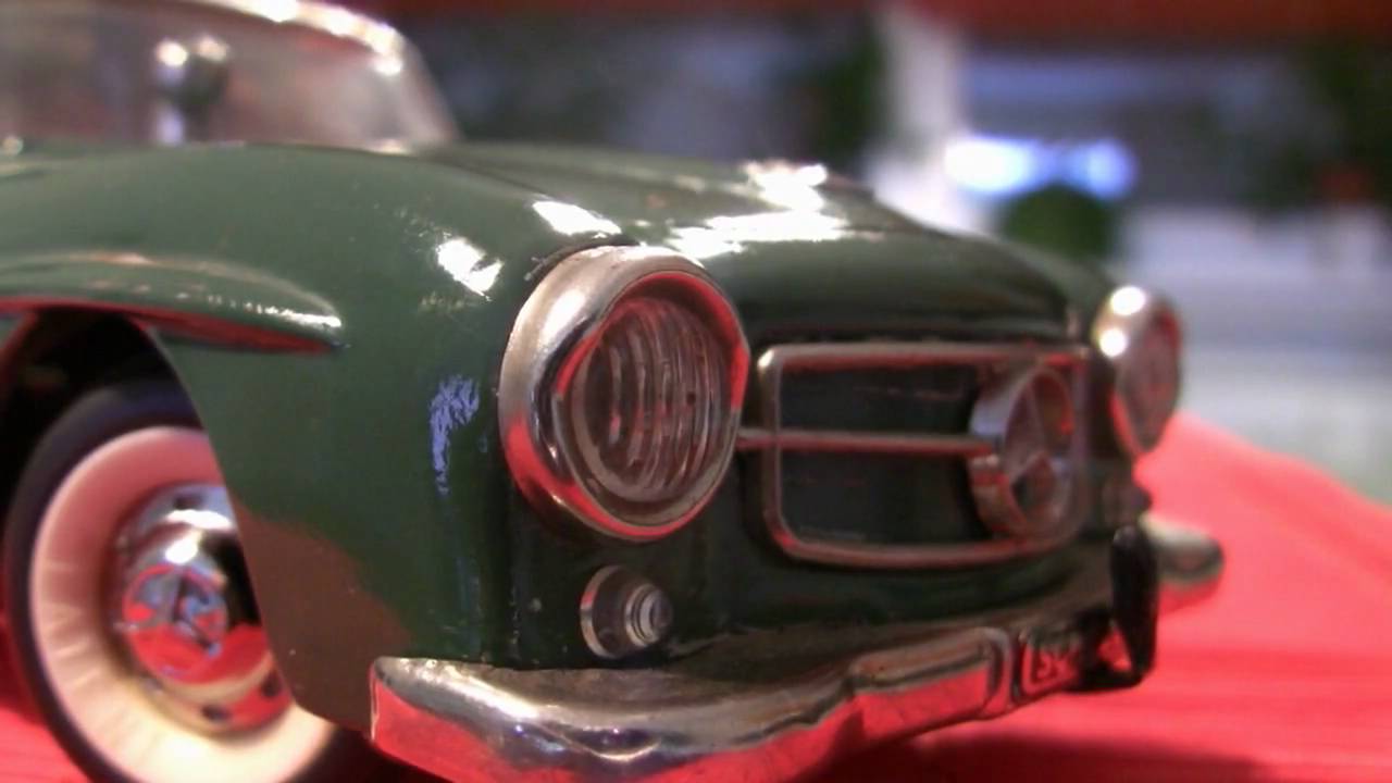 Schuco 5509 Elektro Razzia Car Mercedes 190 SL W121 BII