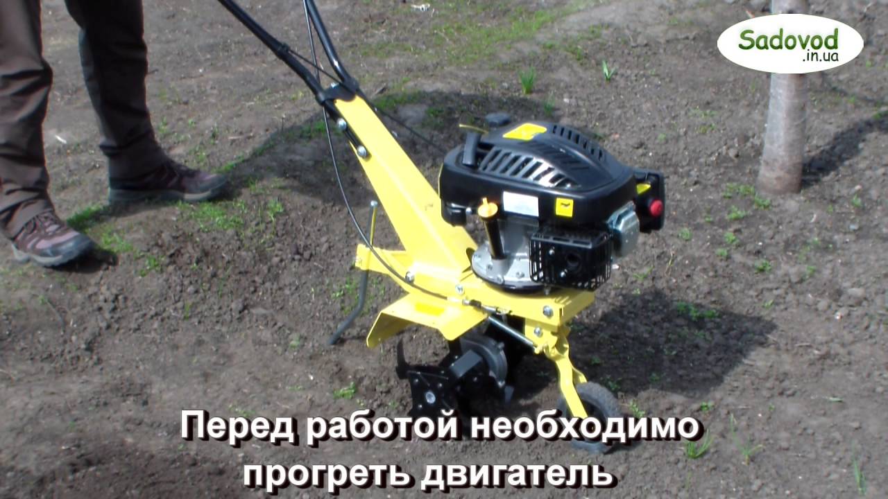 Мотокультиватор Sadko T-370 в работе на участке