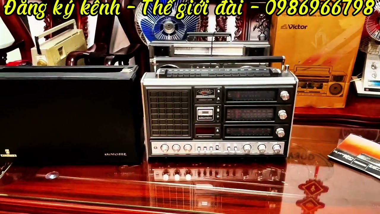 RADIO GRUNDIG SATELLIT 3000 NHƯ VỪA XUẤT XƯỞNG| THƯƠNG HIỆU NỔI TIẾNG CỦA ĐỨC| CHI TIẾT XEM VIDEO