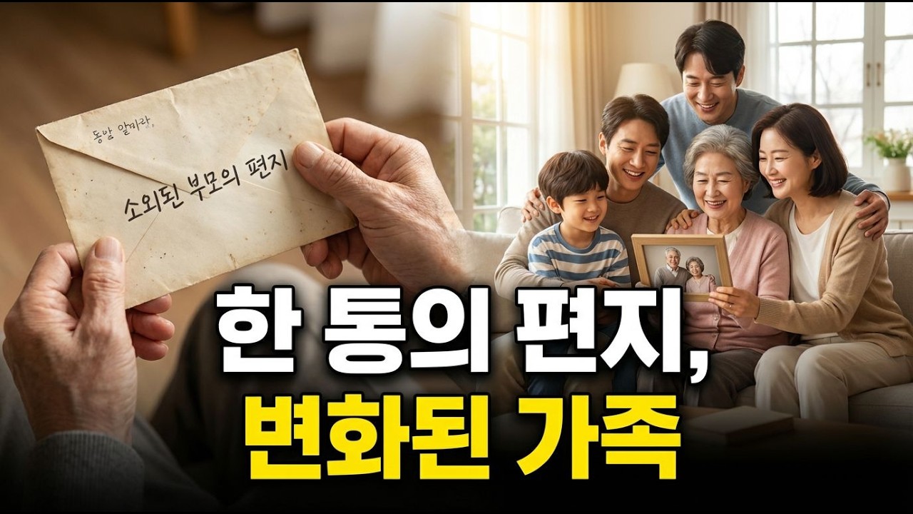 부모님이 남긴 편지의 놀라운 영향력 #부모님 #편지 #감동사연 #가족관계 #소통