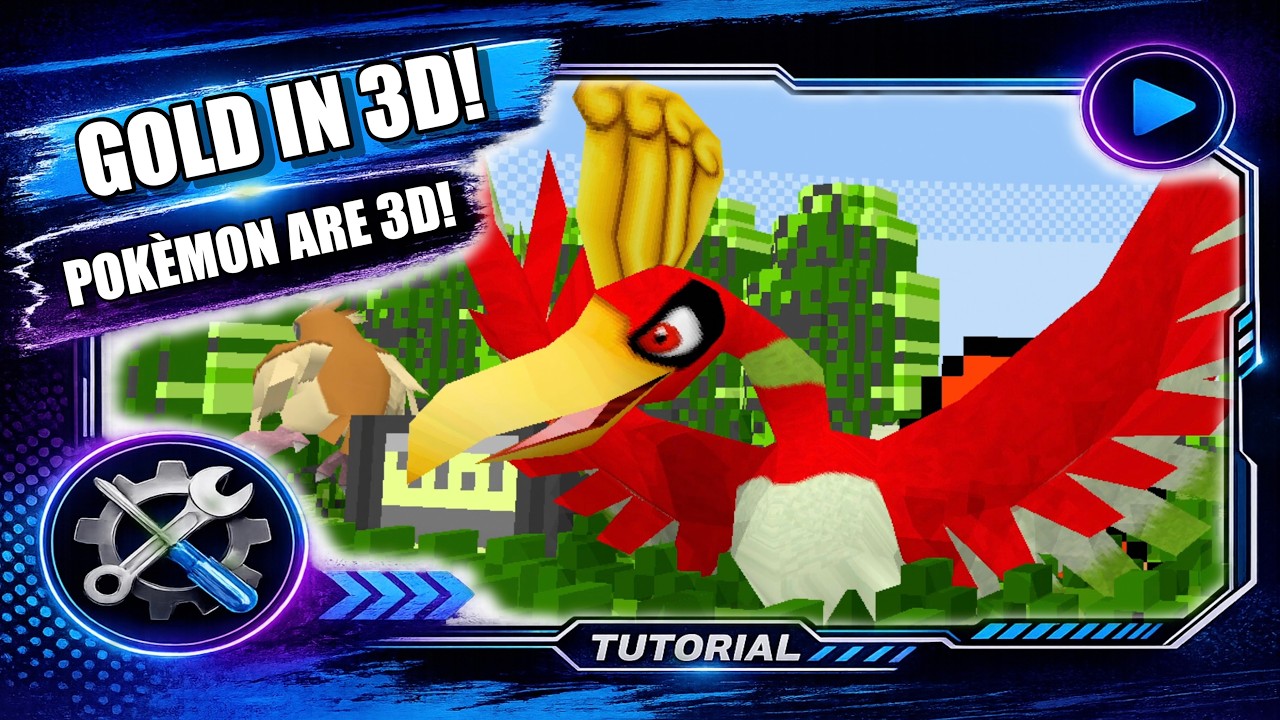 Pok&eacute;mon Gold Just Got 3D Pok&eacute;mon & 3D Battles!