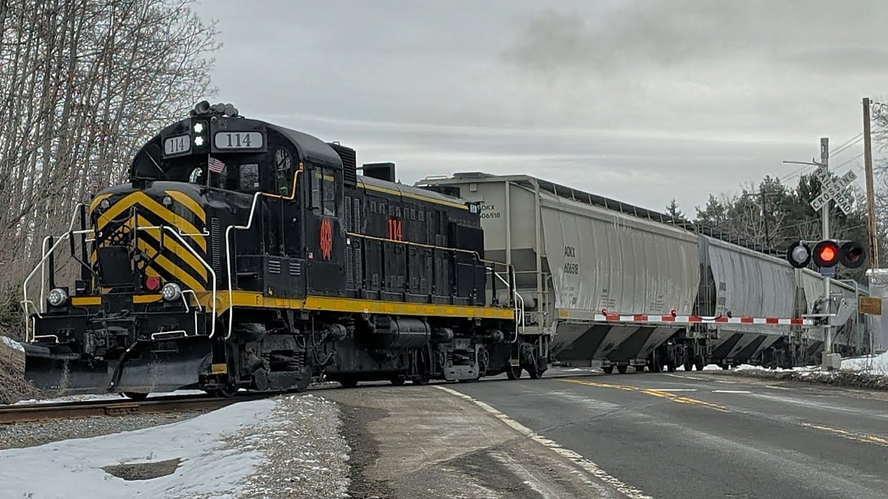 Arcade & Attica Railroad - Rural WNY Shortline with ALCO RS3M #114 - North to North Java!- 3/3/26 
