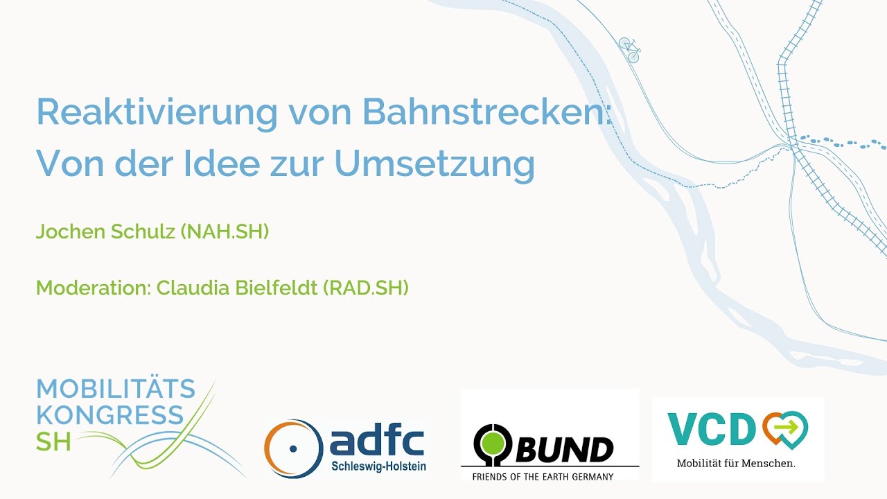 Jochen Schulz: Reaktivierung von Bahnstrecken: Von der Idee zur Umsetzung