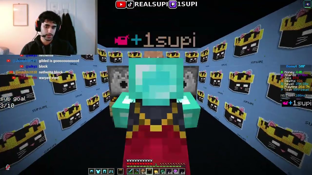 🔴Clip Farm, Win $100 MILLION / 5B LOOTDROP DONUT SMP LIVE 🔴 !donate (tts on)
