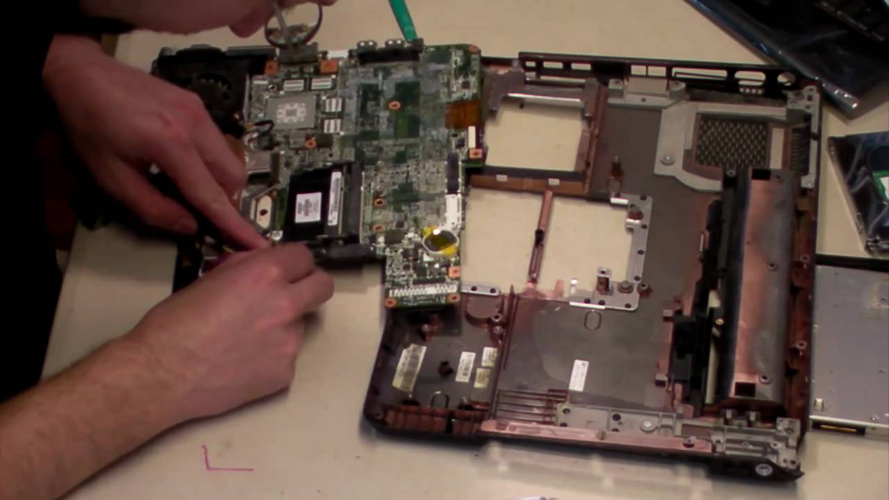 HP Pavilion dv6000 DC jack USB Power board replacement.