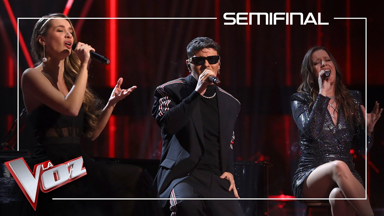 Abraham Mateo canta con Larisa y Dária 
