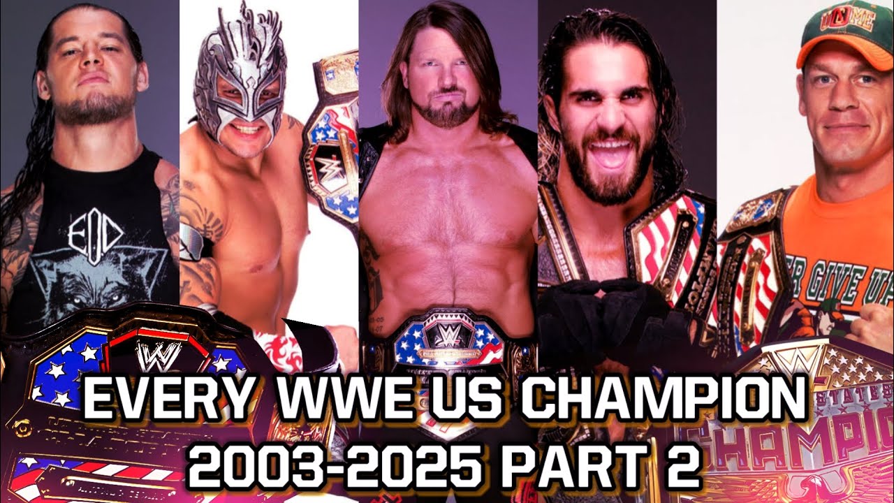 Every WWE US Champion 2003-2025 PART 2
