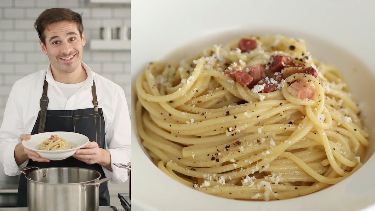 The Trick to Luscious and Creamy Carbonara - Kitchen Conundrums with Thomas Joseph