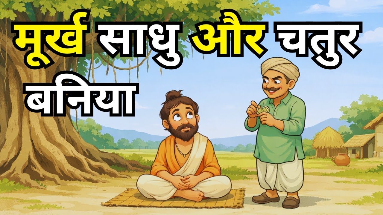 मूर्ख साधु और चतुर बनिया | धार्मिक कहानी | Gyanvardhak kahani | ज्ञानवर्धक | dharmik kahani