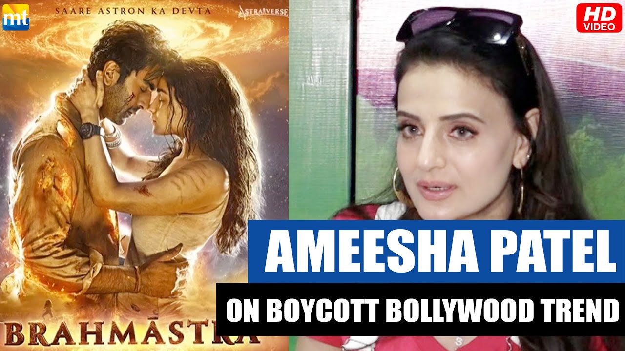 Gadar 2 actress Ameesha Patel reacts sadly on Bollywood & Brahmastra Boycott Trends