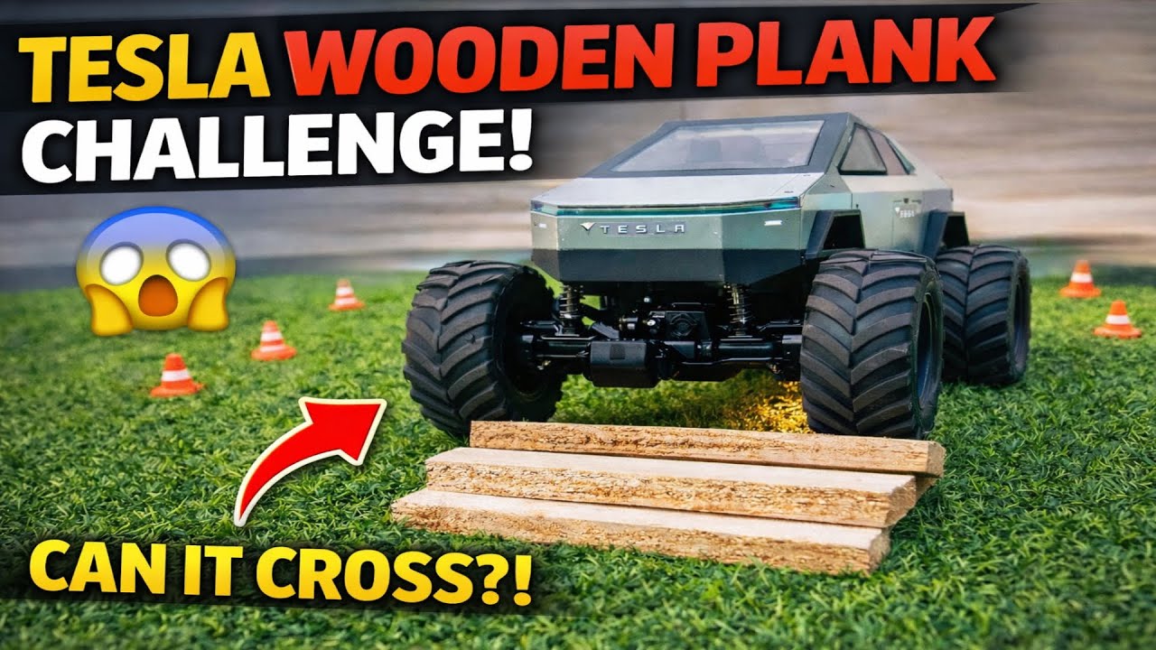 Monster Toy Car vs 3 Wooden Planks 😱💪 