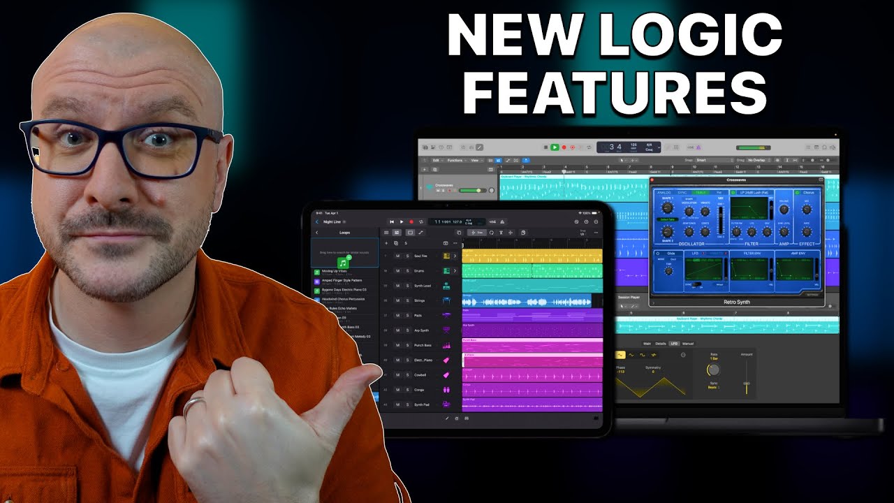Обновление Logic Pro: проигрыватель синтезаторов, определение аккордов, компиляция и многое друго...