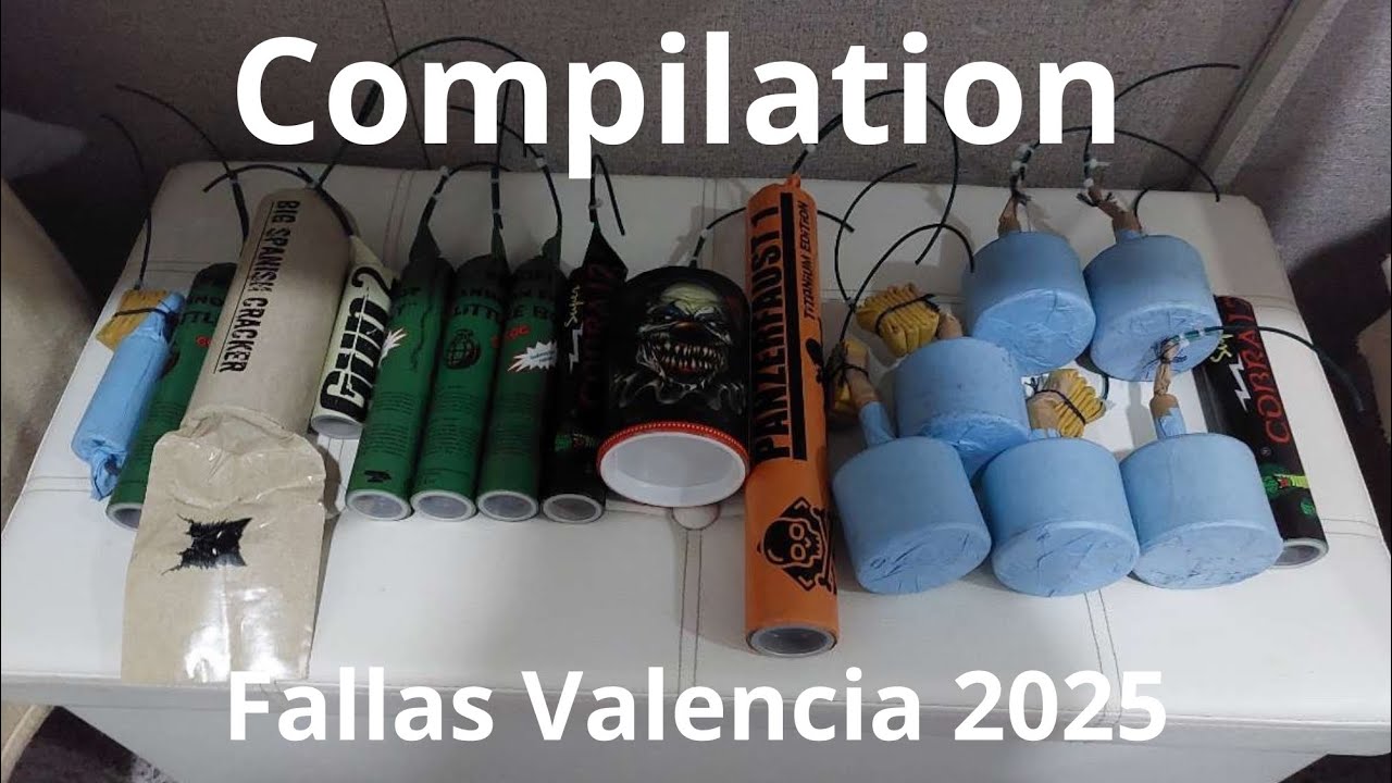 Compilation Fallas Valencia 2025 (1kg cracker) Extrem Loud 💀