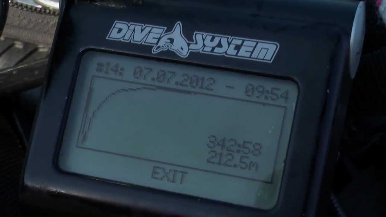 Michele Geraci  -212 metres Solo Dive