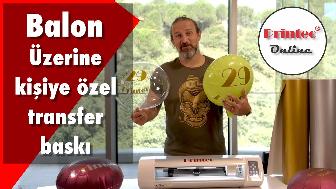 Balon üzerine kişiye özel transfer baskı nasıl yapılır?