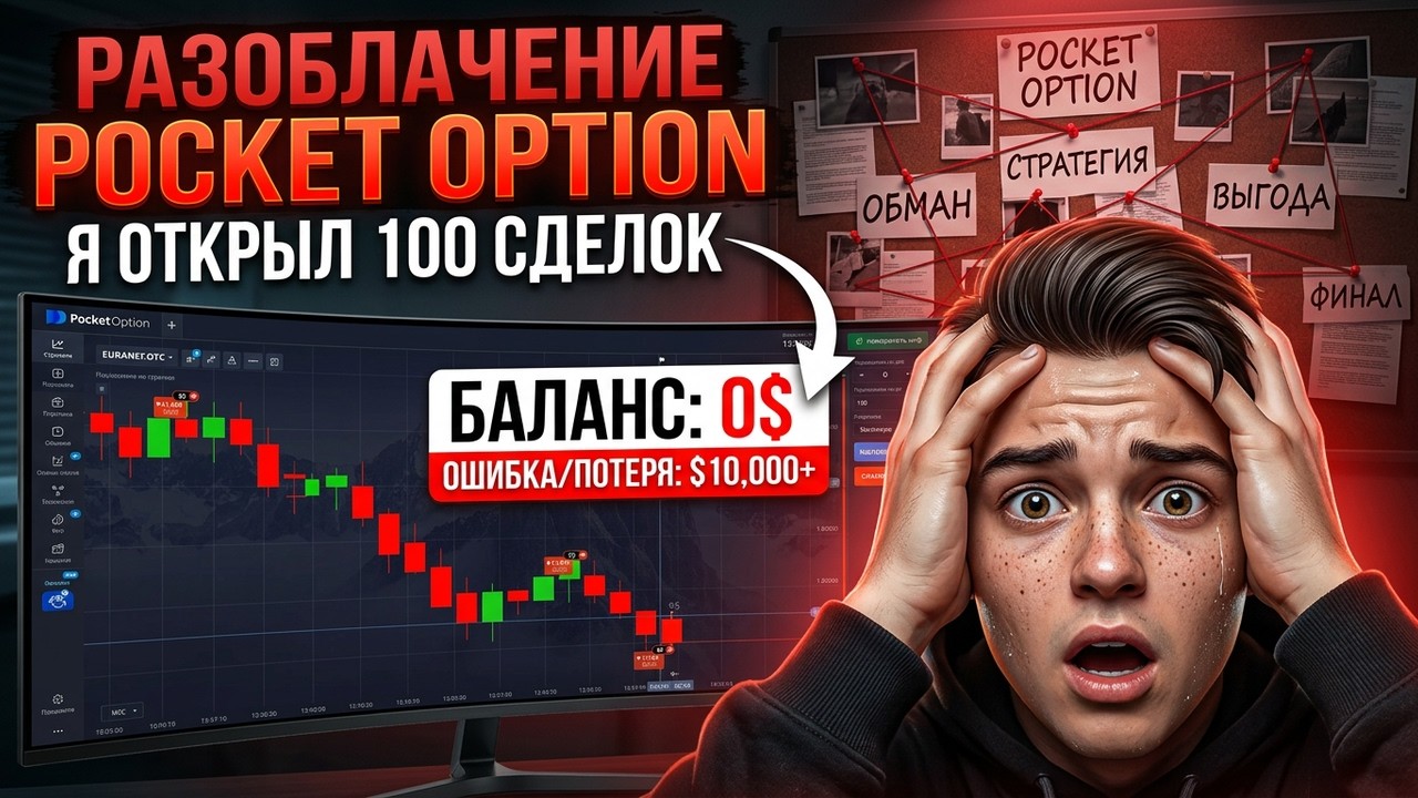 THE WHOLE TRUTH ABOUT POCKET OPTION | OPENED 100 TRADES