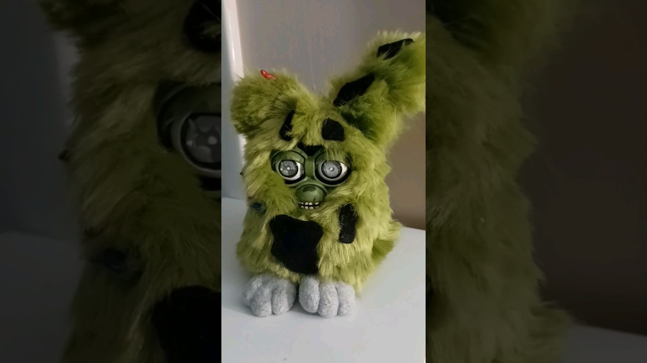 Springtrap Furby custom completed!! Etsy is on my about me page :) #fnaf #springtrap #furby