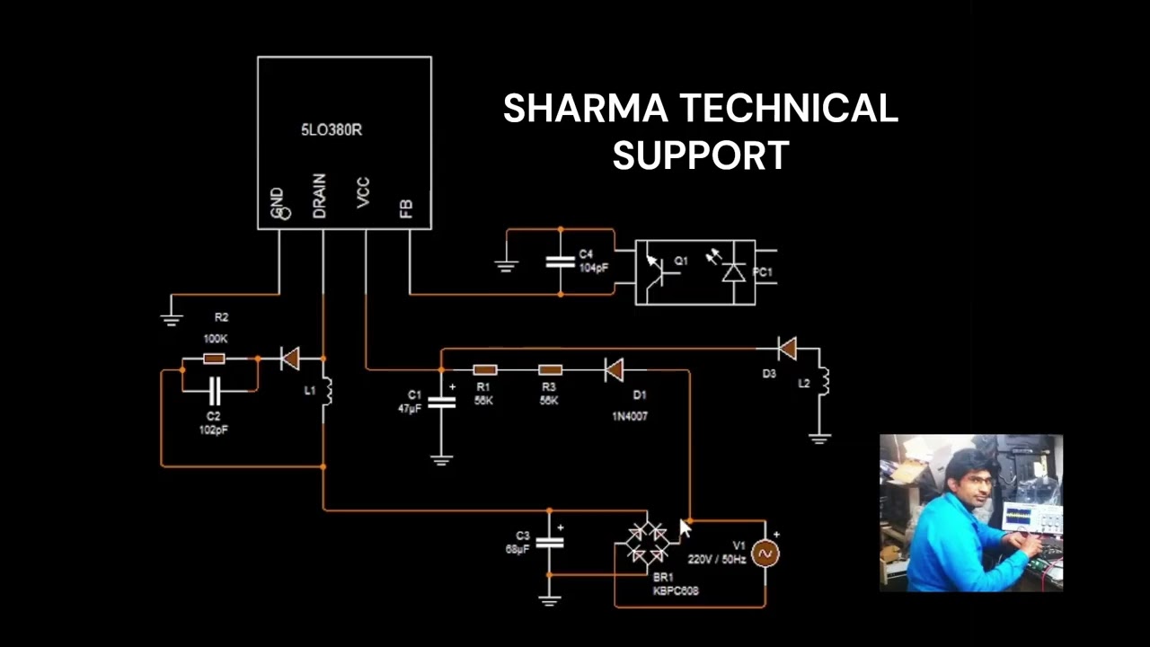 MODIFICATION 5LO380R  STR POWER SUPPLY FULL WORKING DETAIL