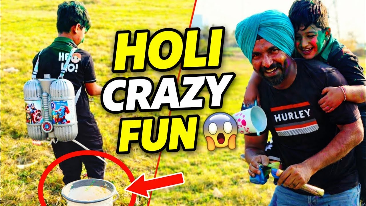 Szalone świętowanie Holi na ziemi | 45 minut prawdziwego Holi Masti