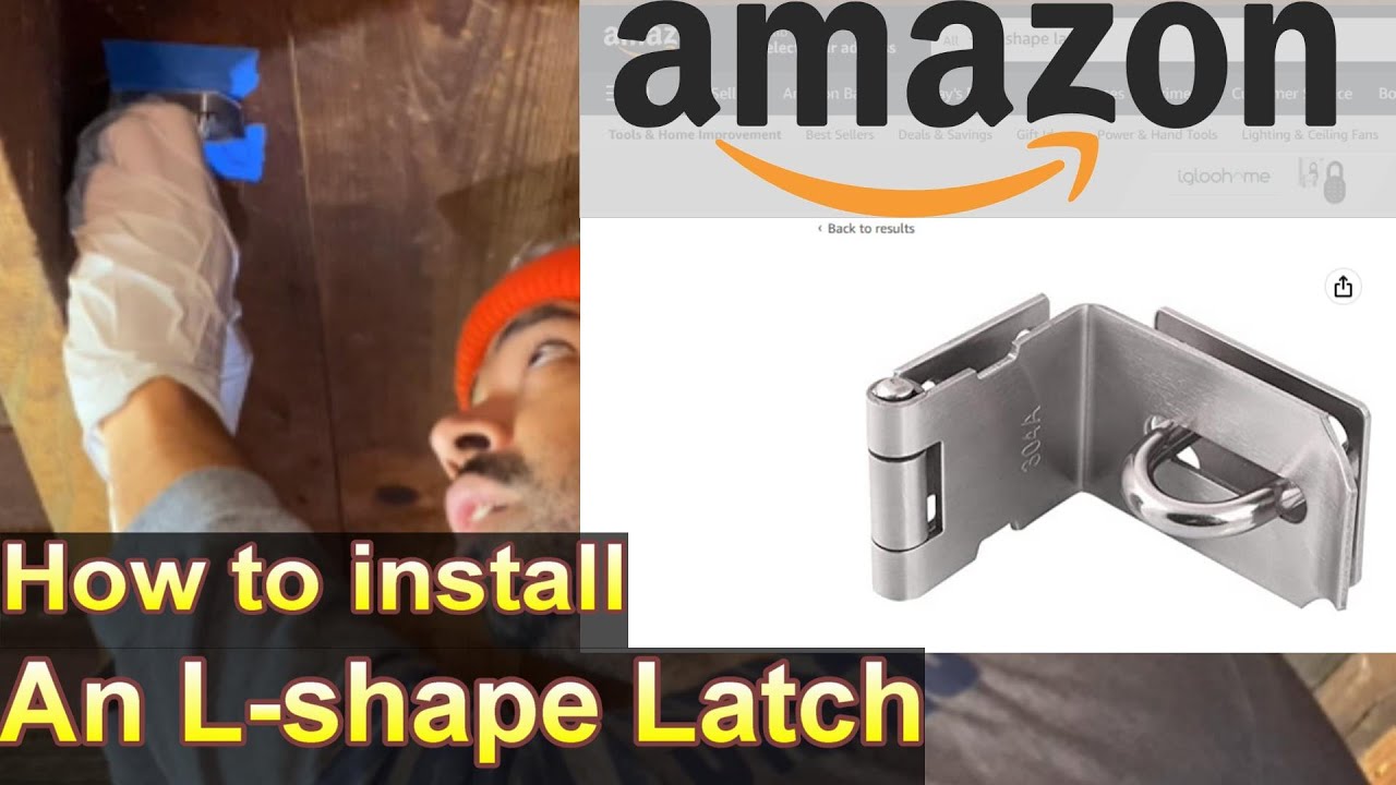 How to install door Latch (From Amazon.com)