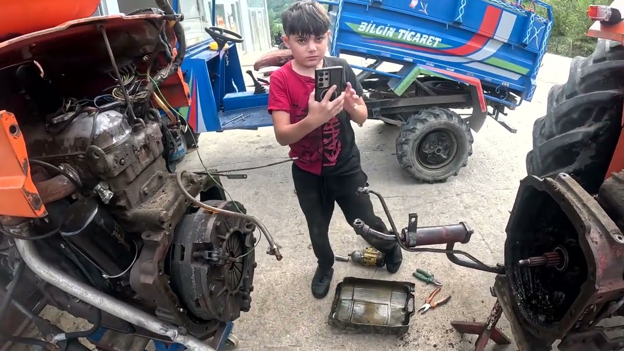 Yeni Fiat 640 Traktör Aldı Başına gelmedik Olay kalmadı Volant Dişli Değşim Yaptık Motor Çalışmadı