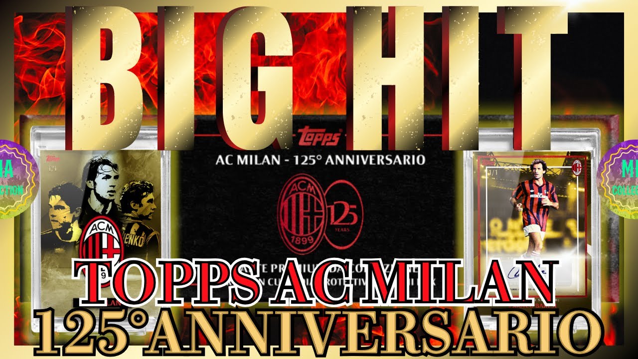 【サッカーカード開封】再戦‼️そしてBIG HIT‼️【TOPPS AC Milan 125° ANNIVERSARIO】