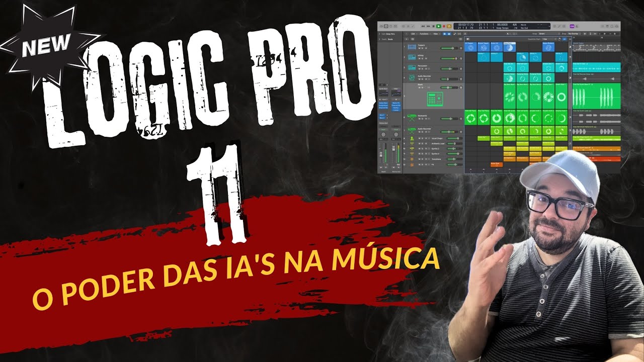 Chegou! Logic Pro 11 e o poder das IA's na música.