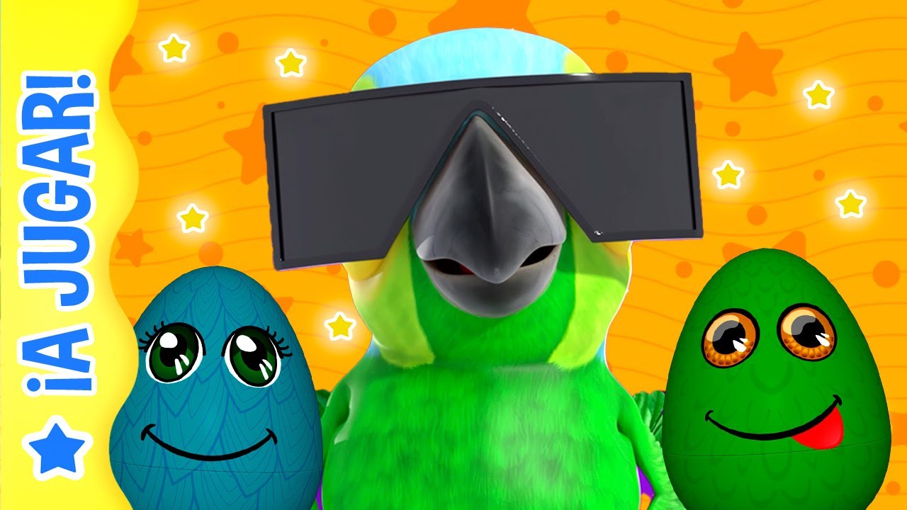 3 HUEVOS SORPRESA jugamos con BARTOLITO Y EL LORO PEPE 🌈 A JUGAR 🥳