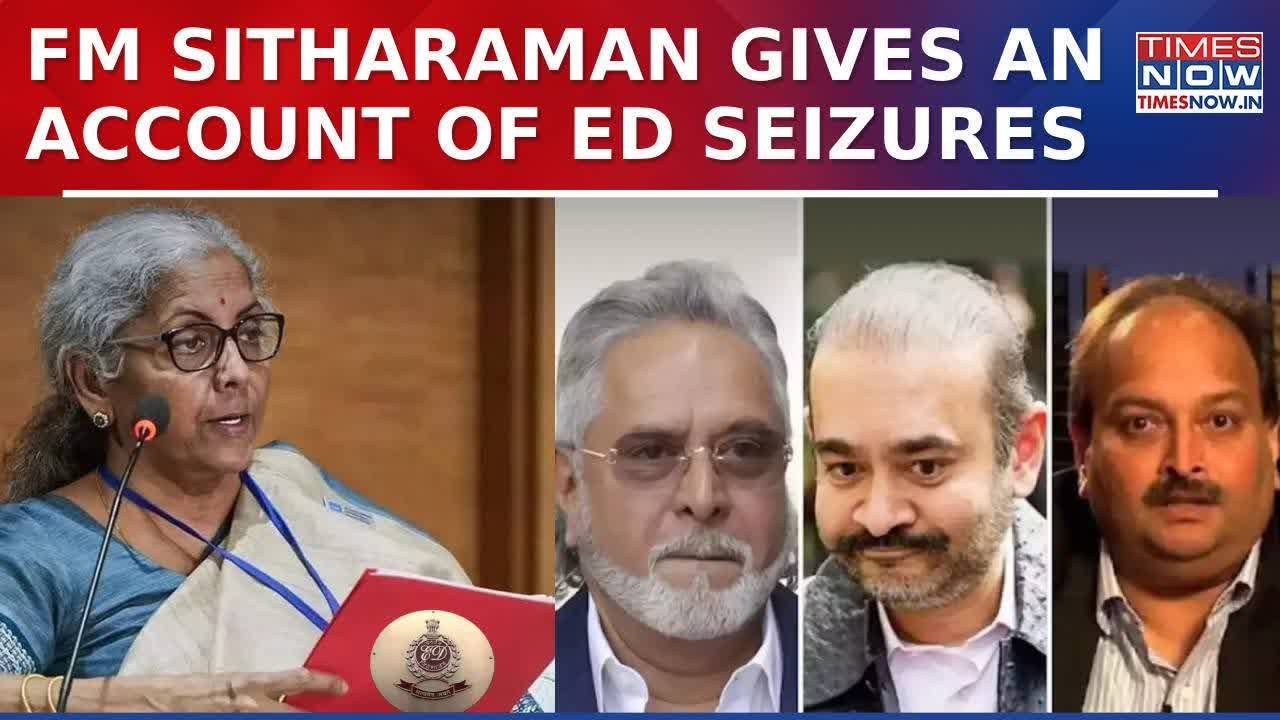 FM Nirmala Sitharaman Highlights ED's Success In Restoring Money Worth Around Rs 220 Billion