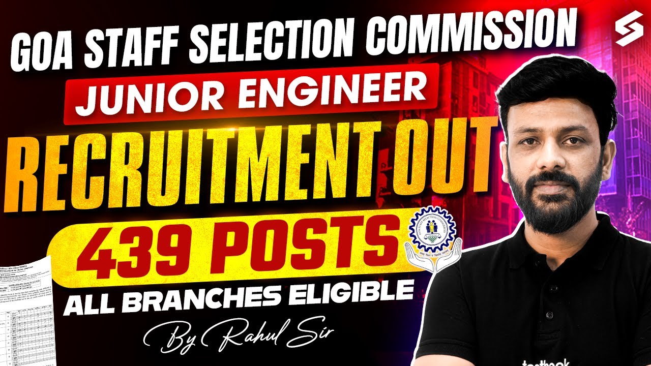 Goa Staff Selection Commission 2025 Recruitment Out | GSSC Recruitment 2025 Full Details | Rahul Sir