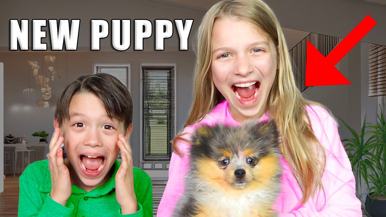 OUR KIDS BIG PUPPY SURPRISE!