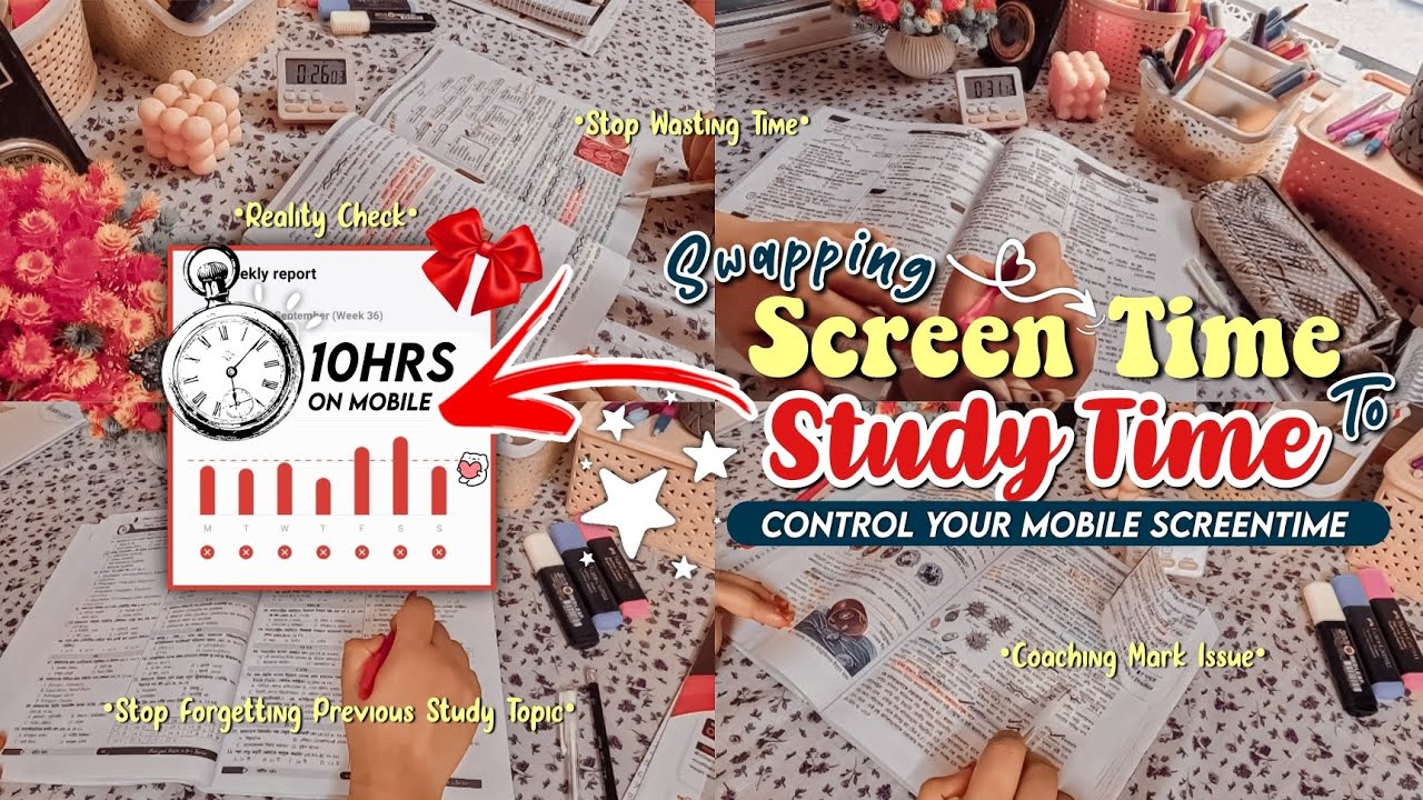 What Happened When I Replaced Screen Time with Study Time🤔|*reality check video*|Coaching Mark issue