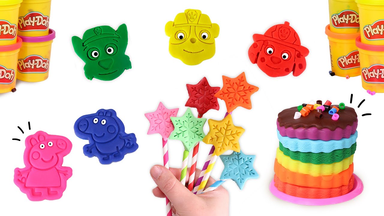 Recopilación de Manualidades fáciles de Play Doh 🌈 Videos para niños