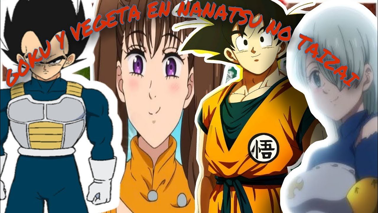 Goku y Vegeta en nanatsu no taizai Cap 4