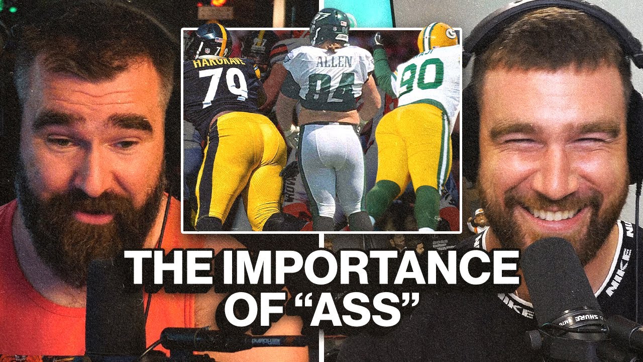 Jason and Travis react to hilarious coaches' quotes about scouting NFL players' butts