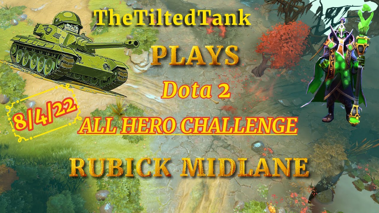 Dota2 Herald **ИСПЫТАНИЕ ВСЕХ ГЕРОЕВ** Рубик на миду.