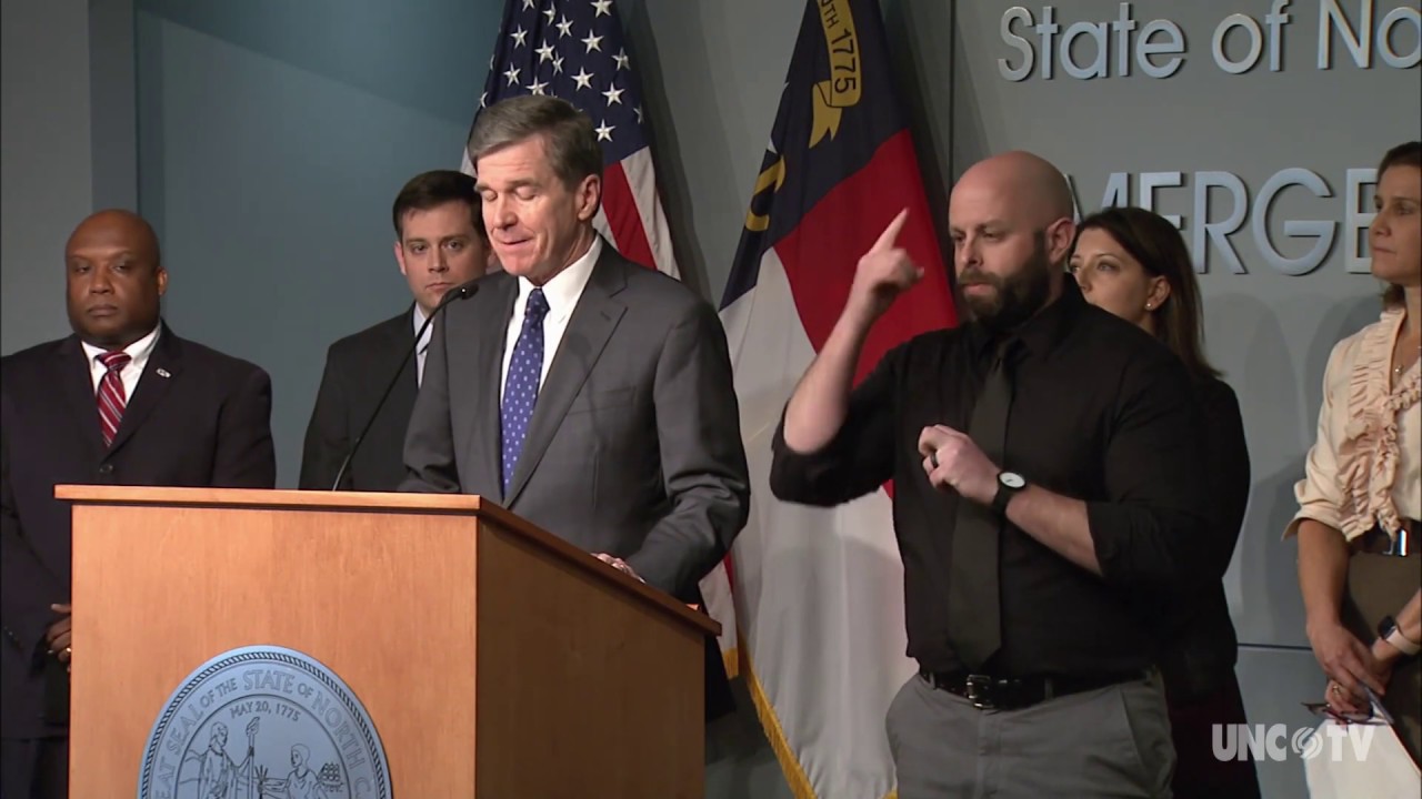 Coronavirus Briefing: NC Gov. Roy Cooper (03/06/20) English