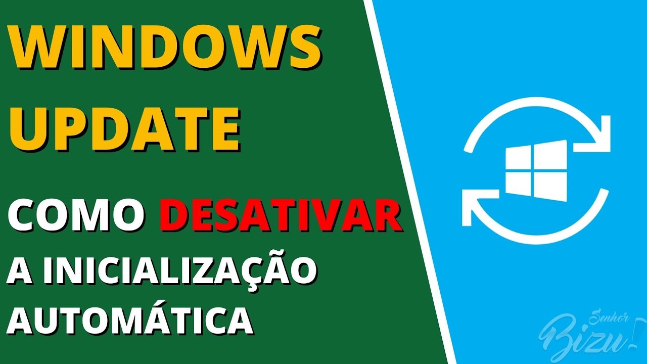 Como desativar a Inicialização Automática do Windows Update #windowsupdate
